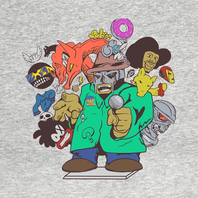 mf doom friends by Mr.Skull & Grunge